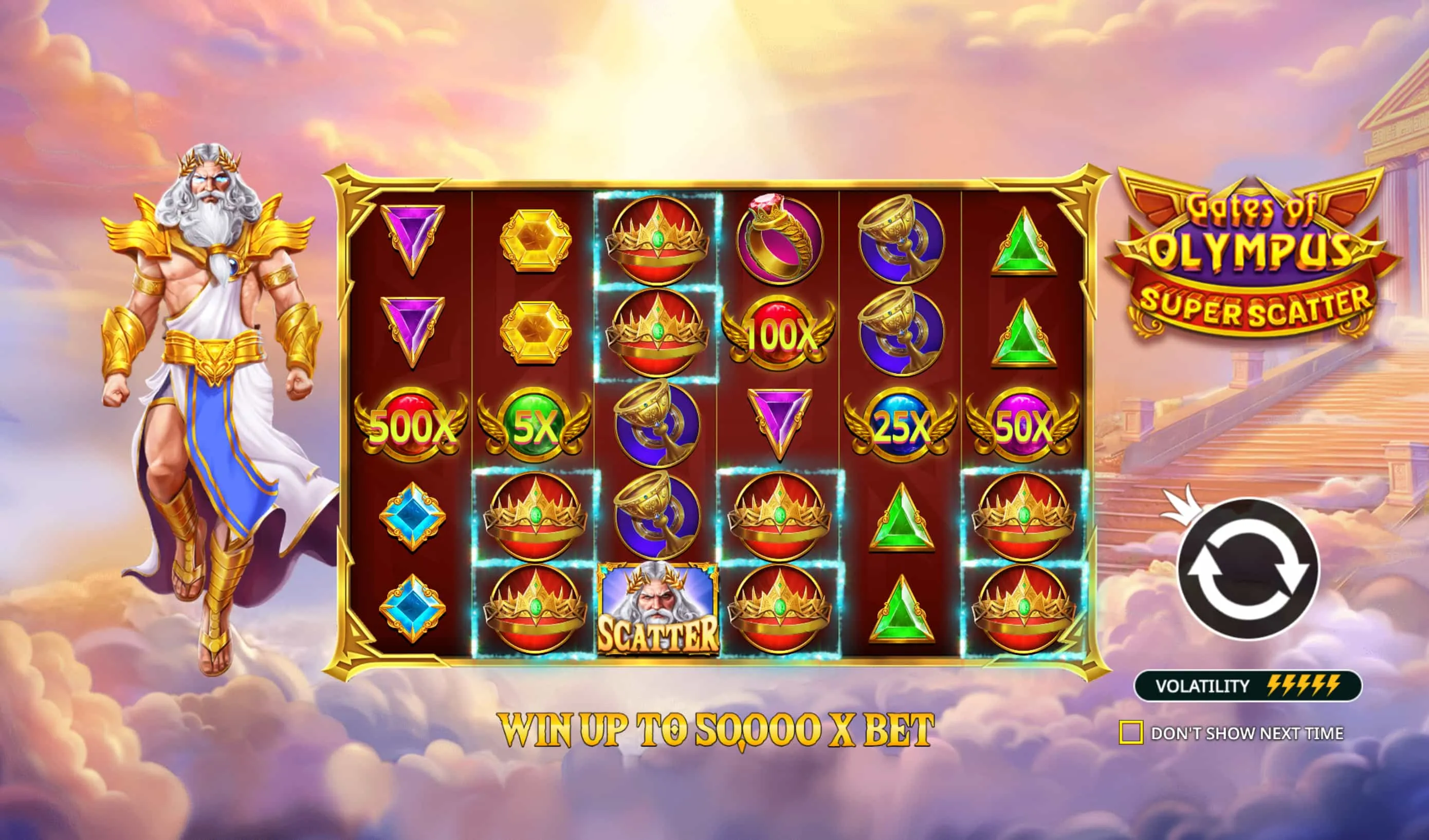 Gates of Olympus Super Scatter f&uuml;r Mobilger&auml;te &mdash; dieselbe Qualit&auml;t im Taschenformat